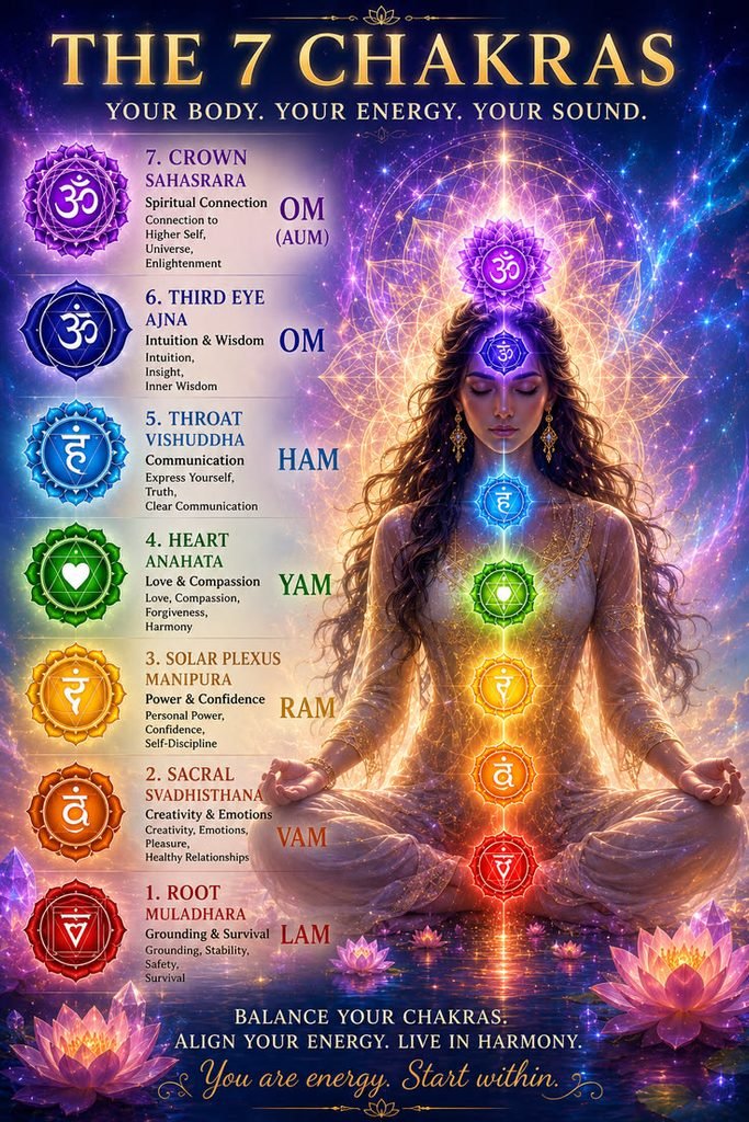 the 7 chakras the 7 chakras
